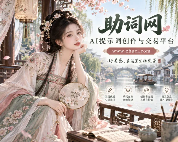 以词为助，智启创作｜助词网重新定义AI提示词价值